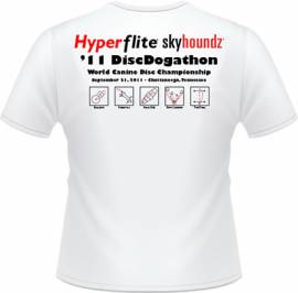 T-Shirt Hyperflite 2011 DiscDogathon World Championship - Bild vergrern 